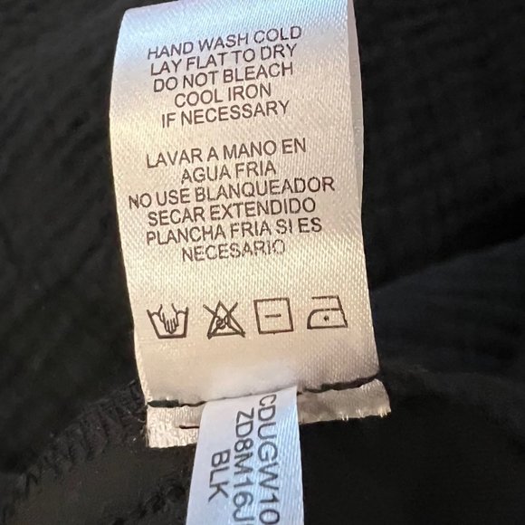 NWT Calvin Klein Black Embellished Sheath Cocktail Dress w/ Slit Size 4 - Picture 16 of 16